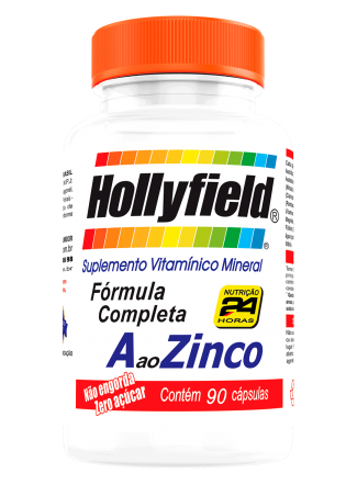 Multivitamínico Hollyfield a à Zinco 90 Cápsulas 