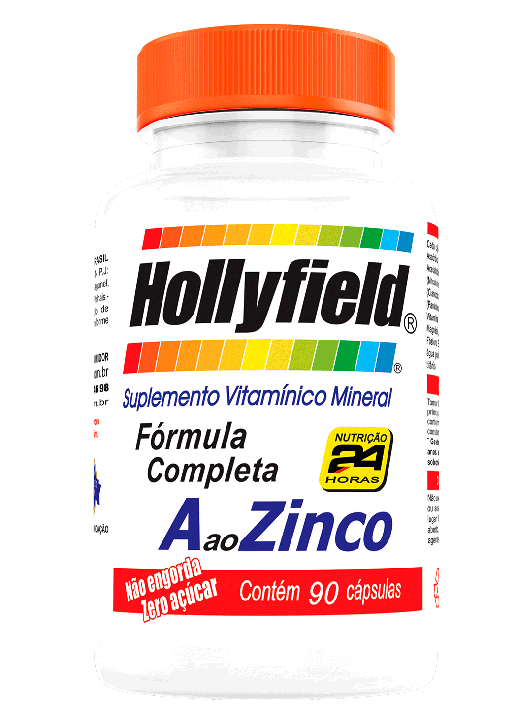 Multivitamínico Hollyfield a à Zinco 90 Cápsulas 