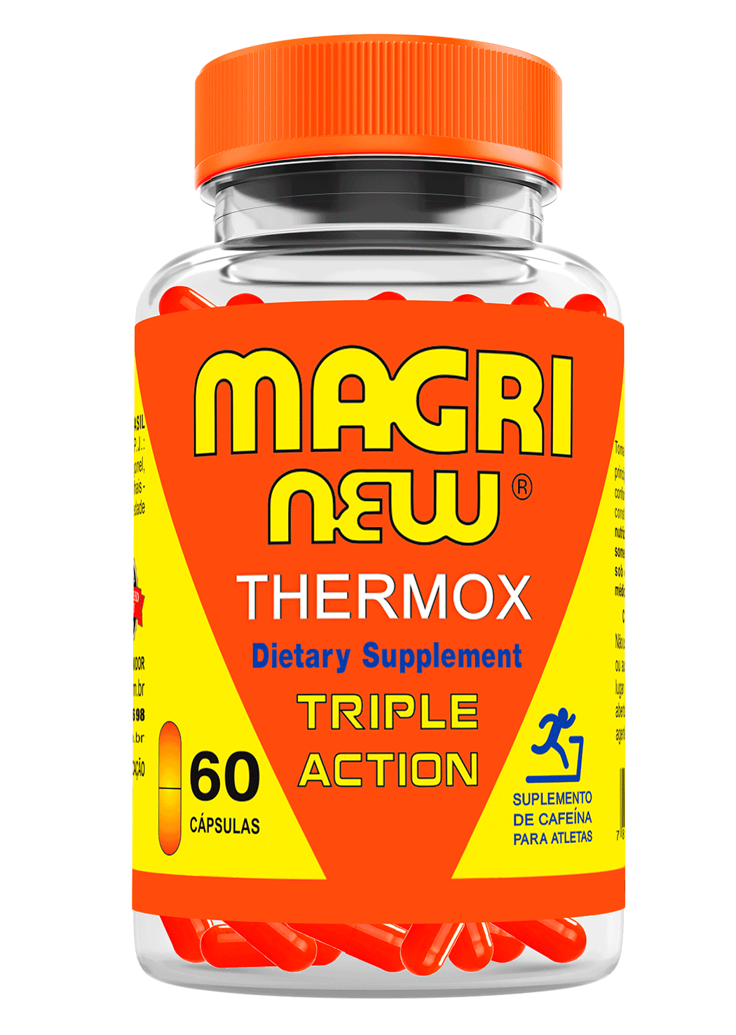 Emagrecedor Magrinew Thermox 500mg 60 Cápsulas 