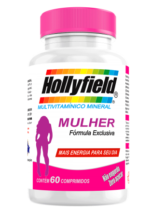 Multivitamínico Hollyfield Standard Mulher 500mg 60 Comprimidos 