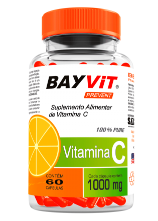 Vitamina C Bayvit Pura 1000mg 60 Cápsulas 